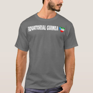 T-shirt Guinée équatoriale Drapeau Fierté cardiaque Gui éq