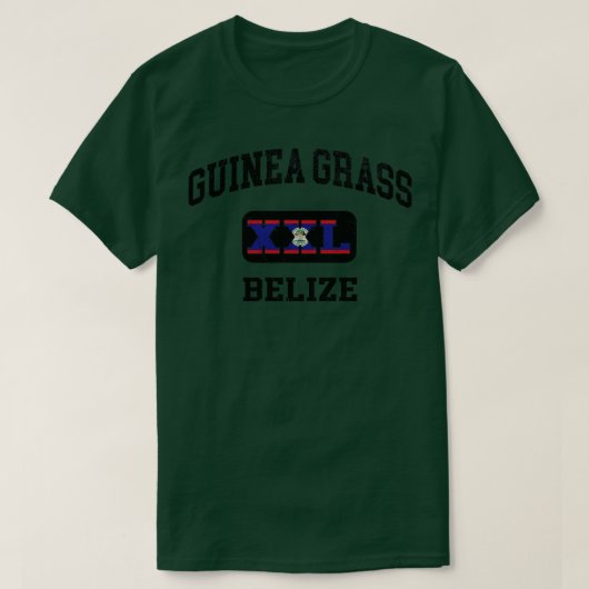 T-shirt Guinée Grass Belize XXL Design sportif (Design devant)
