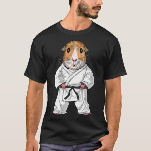 T-shirt Guinée Karate de porc Ninja Jiu-jitsu Taekwondo Ma