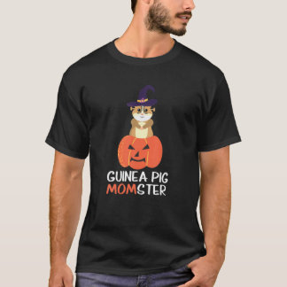T-shirt Guinée Momster de porc drôle Halloween Guinée Pomp
