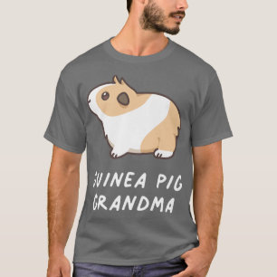 T-shirt Guinée Pig Grandma mignonne Rodent Pet Kawaii Aest