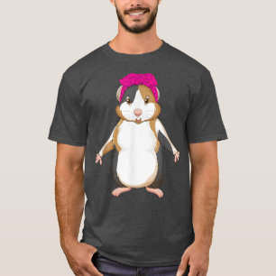 T-shirt Guinée Pig Hamster Tee Girls Guinée Pig Cadeaux Fe