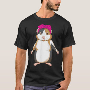 T-shirt Guinée Pig Hamster Tee Girls Guinée Pig Cadeaux Fe