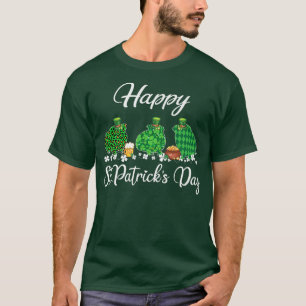 T-shirt Guinée Pig Joyeux Shamrock de la Saint Patrick Leo
