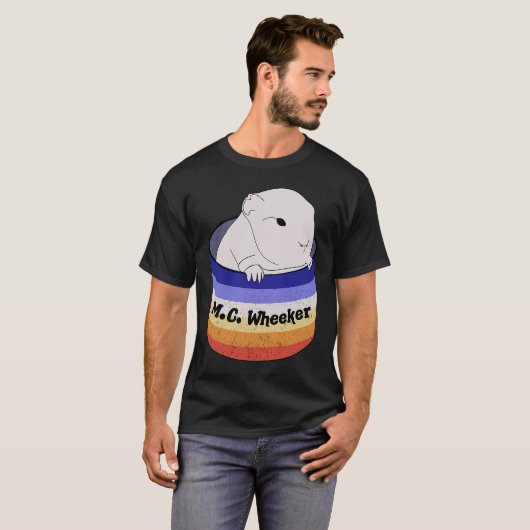T-shirt Guinée Pig M C Wheeker Wheeker Cavy (Devant entier)