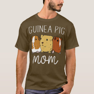 T-shirt Guinée Pig Maman mignonne Guinée Pig Propriétaire