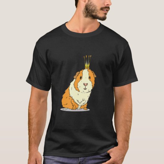 T-shirt Guinée Pig Maman Papa Piggy Design 2 (Devant)