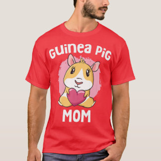 T-shirt Guinée Pig Mom Funny Mother's Day