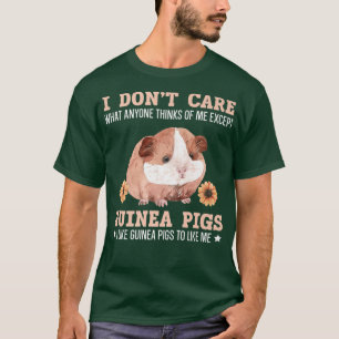 T-shirt Guinée Pig Papa Maman Rodent Pet Lover Wheek Wheek