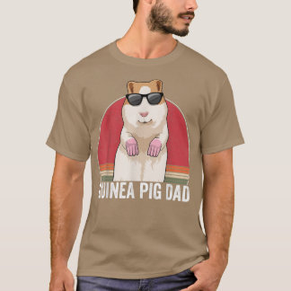 T-shirt Guinée Pig Papa Propriétaire Guinée Pig Apparel Re