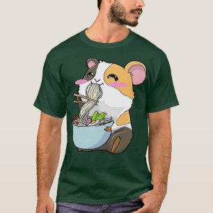 T-shirt Guinée Pig Ramen Noodles Kawaii