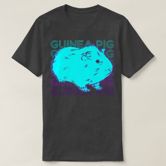 T-shirt Guinée Pig Retro (Design devant)