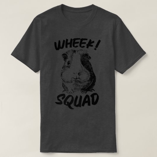 T-shirt Guinée Pig S Wheek Squad Cute Funny Guinée Pig Pre (Design devant)