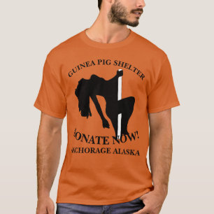 T-SHIRT GUINÉE PIG SHELTER DONNEZ MAINTENANT ANCHORAGE ALA