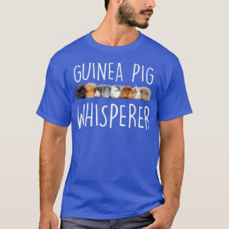 T-shirt Guinée Pig Whisperer Drôle Guinée Diversité des po