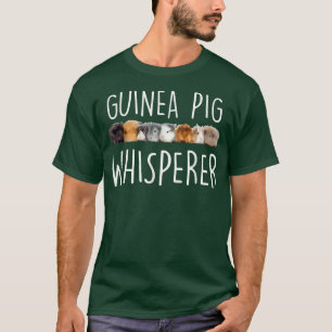 T-shirt Guinée Pig Whisperer Drôle Guinée Diversité des po