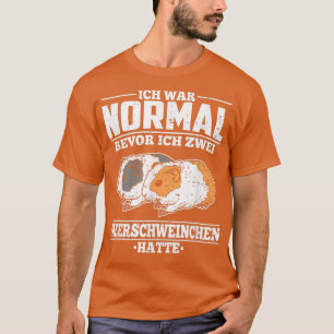 T-shirt Guinéen Cochon I Guerre Bevor Ich 2 Cochons de Gui
