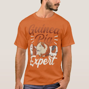 T-shirt Guinéen Pig Epert Amoureux des animaux animal de c