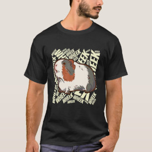 T-shirt Guinéen Pig Wheek Wheek Wheek Wheek Animal animal 