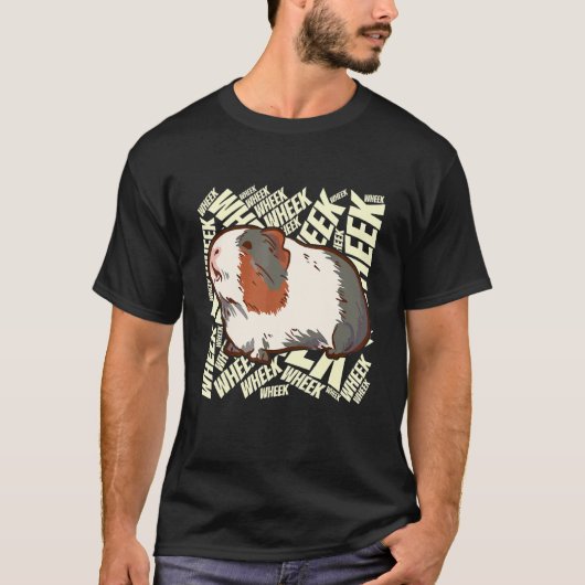 T-shirt Guinéen Pig Wheek Wheek Wheek Wheek Animal animal (Devant)