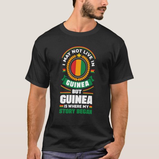 T-shirt Guinéenne Guinée (Devant)
