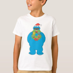 T-shirt Guirlande de Noël vintage Monster Cookies