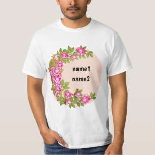T-shirt guirlande rose