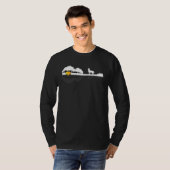 T-shirt Guitar Australian Cattle Dog Guitarist Red Blue He (Devant entier)