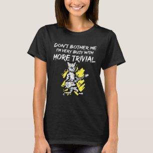 T-shirt Guitar Cat est très occupé avec plus de Choses Tri