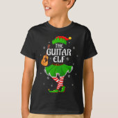 T-shirt Guitar Elf Christmas Family Girls Women Elf Squad (Devant)