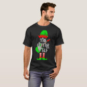 T-shirt Guitar Elf Christmas Pajamas Matching Family Elf S (Devant entier)