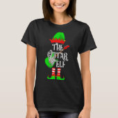 T-shirt Guitar Elf Christmas Pajamas Matching Family Elf S (Devant)