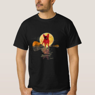 T-shirt Guitar Lake Halloween effrayant Français Bulldog M
