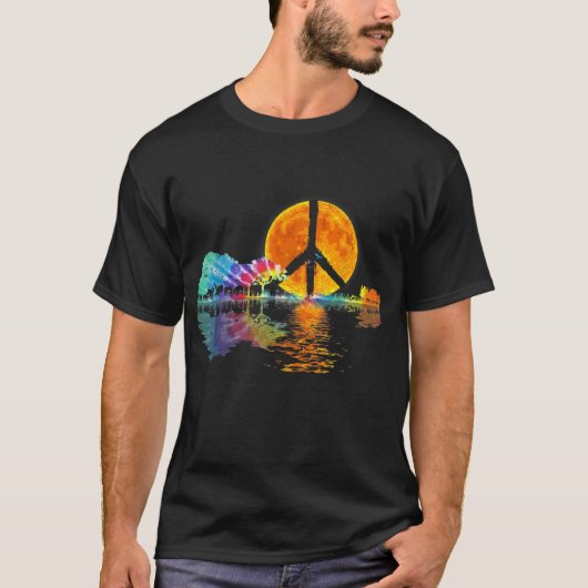 T-shirt Guitar Lake Shadow (Devant)