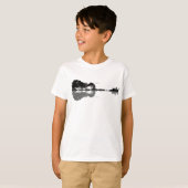 T-shirt Guitar Lake Shadow (Devant entier)