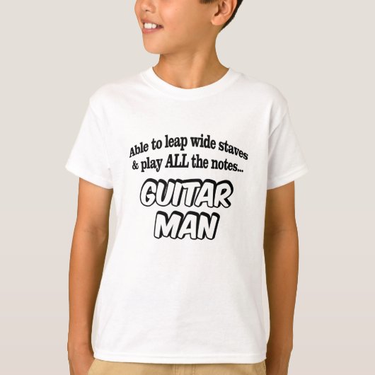 T-shirt Guitar Man (Devant)