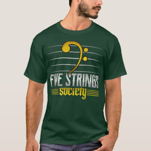 T-shirt Guitar Music Lover Five Strings Society502