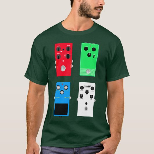 T-shirt Guitar Pédales (Devant)