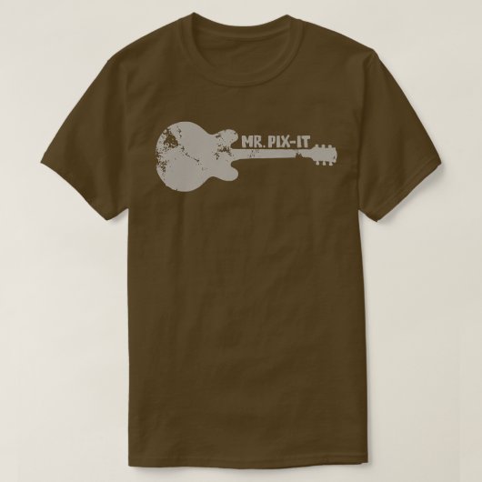 T-shirt Guitar Picker Pun Design Finger and Flat Picking G (Design devant)