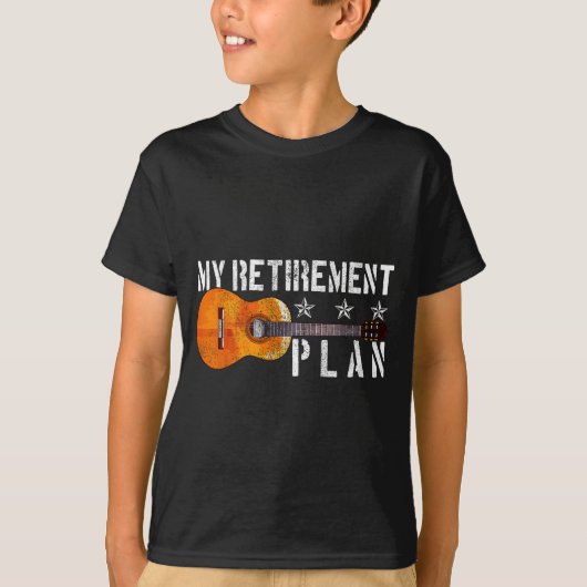T-shirt Guitar Retirement Plan - Funny Gift For Retired Gu (Devant)
