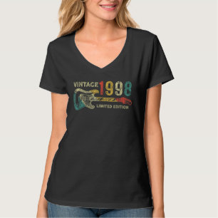 T-shirt Guitare 25 ans Vintage 1998