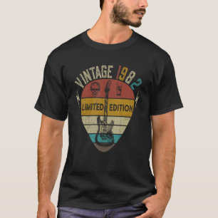 T-shirt Guitare 40e anniversaire Best of 1982