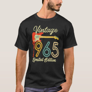 T-shirt Guitare 57 ans Vintage 1965