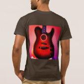 T-shirt guitare acoustique.  (Dos)