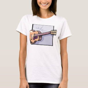 T-shirt guitare acoustique