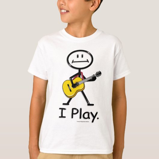 T-shirt Guitare acoustique (Devant)