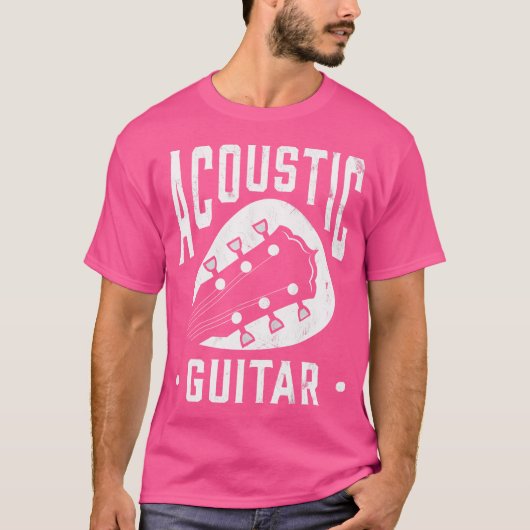 T-shirt Guitare acoustique (Devant)