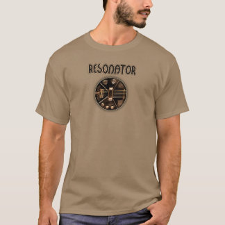 T-shirt Guitare acoustique de résonateur