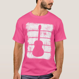 T-shirt Guitare acoustique dessin de guitare