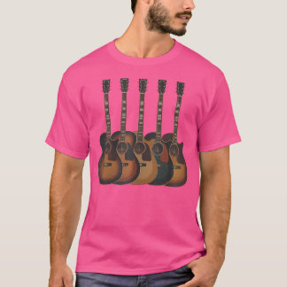 T-shirt Guitare acoustique Guitariste Musique Musique Musi